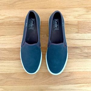 Keds women’s double decker perf suede sneaker